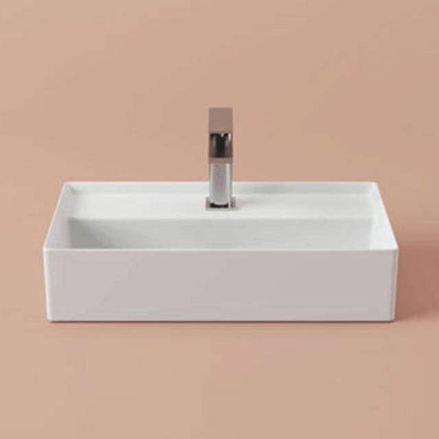 Scalino 50x27 porcelænshåndvask, Hvid
