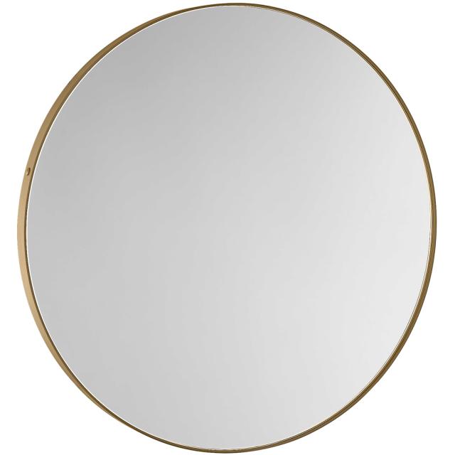 Lavabo spejl Ø500 mm, Massiv messing