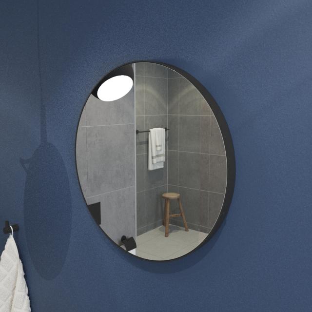 Lavabo spejl Ø500 mm, Matsort