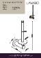 Lavabo Luna reservetoiletpapirholder, Bruneret massiv messing