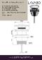 Lavabo Luna RS universal pop-up bundventil, PVD Messing