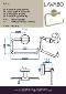 Lavabo Luna toiletpapirholder, PVD Messing