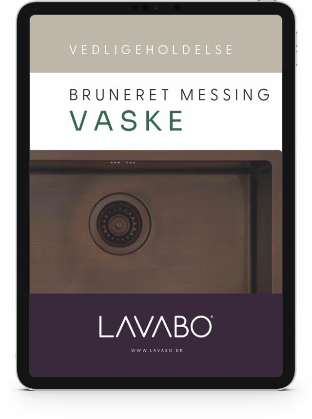 Vedligehold bruneret messing vaske