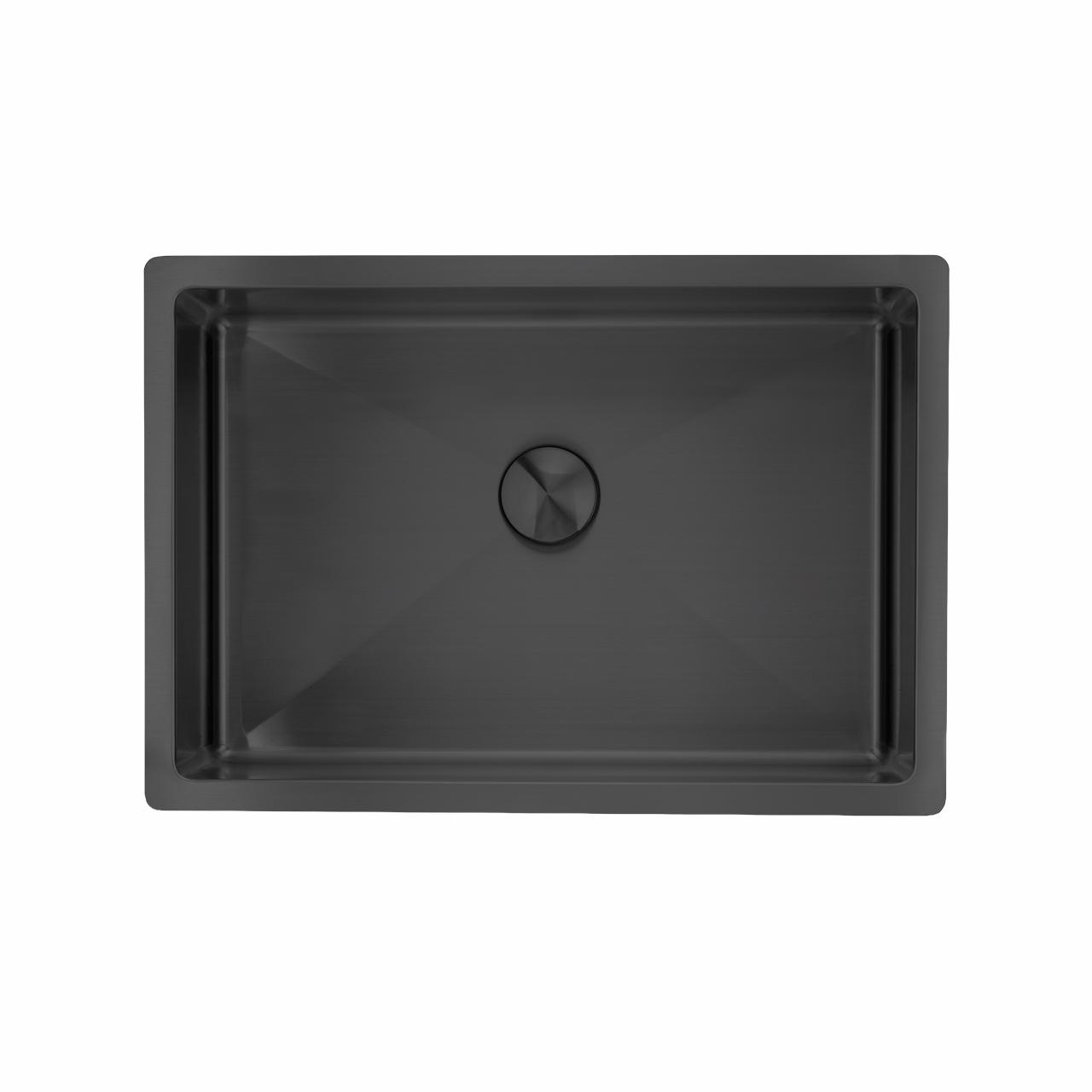 Low håndvask m/bundventil, PVD Shadow