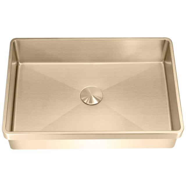 Lavabo High håndvask m/bundventil, PVD messing