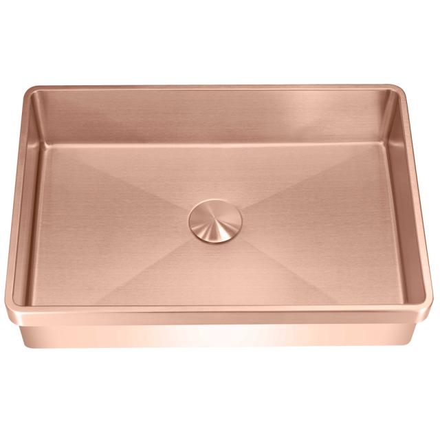 Lavabo High håndvask m/bundventil, PVD kobber