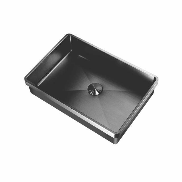 High håndvask m/bundventil, PVD Shadow