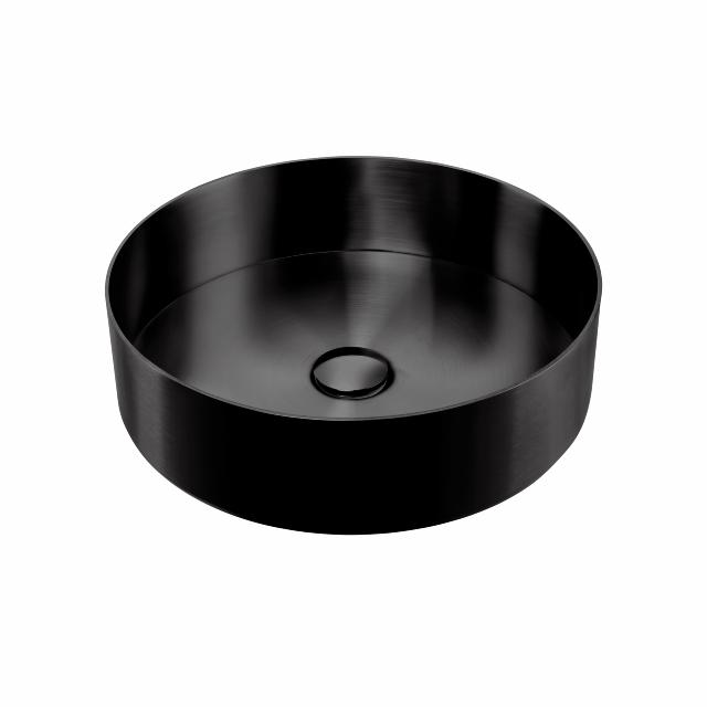 Lavabo Round håndvask Ø400 mm m/pop-up bundventil, PVD Shadow