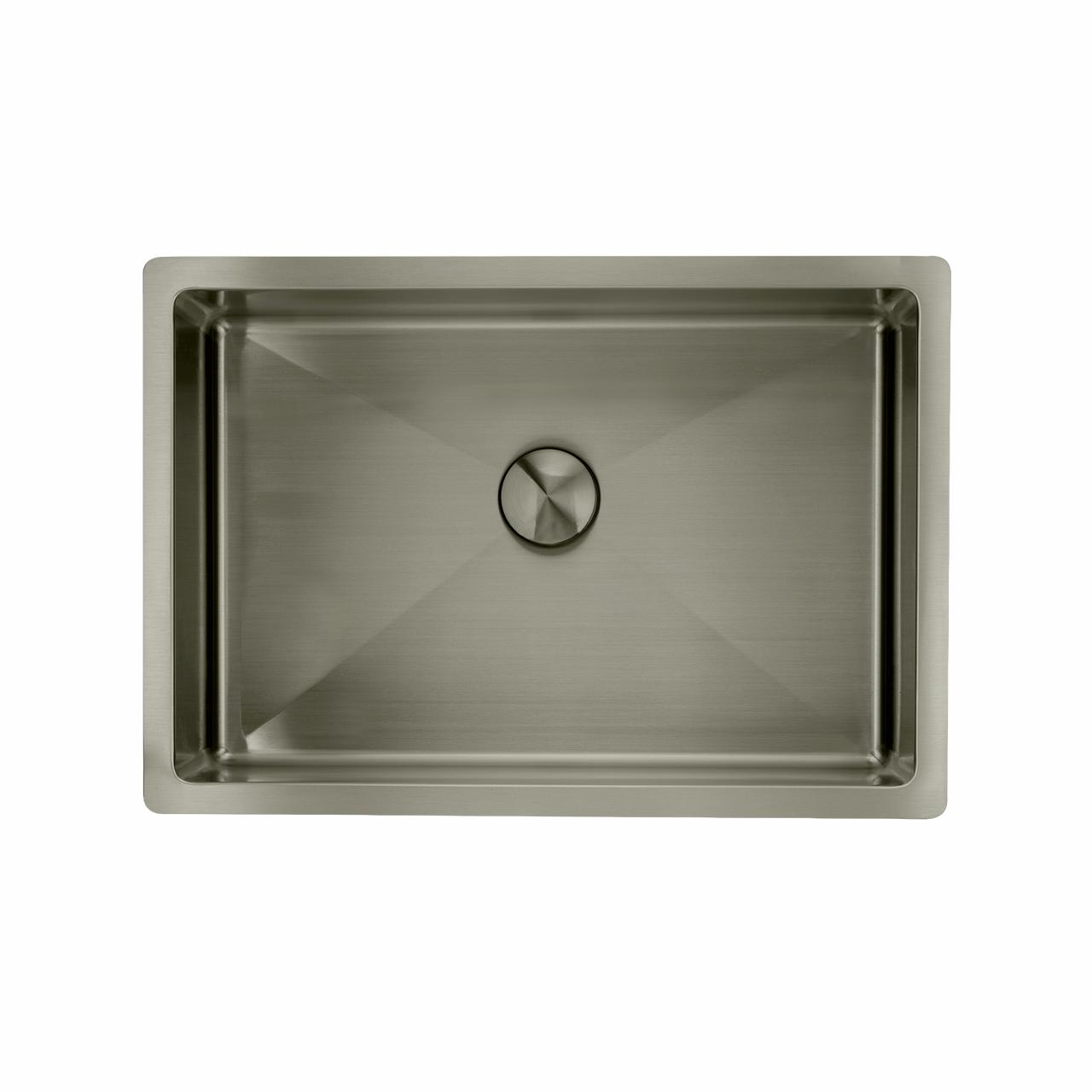 Low håndvask m/bundventil, PVD Gunmetal