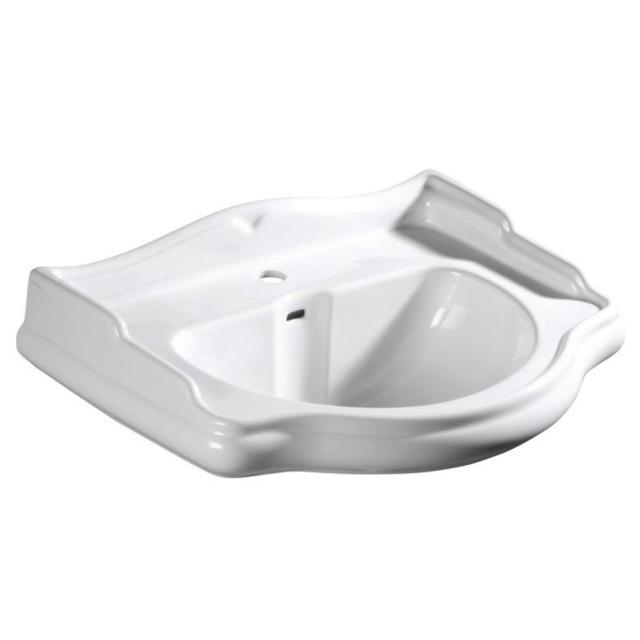 Retro 55 porcelænsvask, Hvid