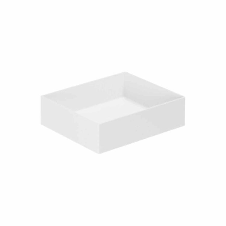 Elegance SQ 45 håndvask u/hanehul, Hvid