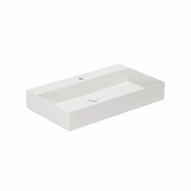 Elegance SQ 81 håndvask m/hanehul, Hvid