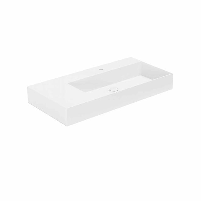 Elegance SQ 102 L håndvask m/hanehul, Hvid