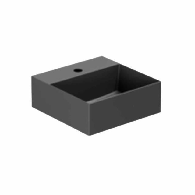 Elegance SQ 35 håndvask m/hanehul, Matsort