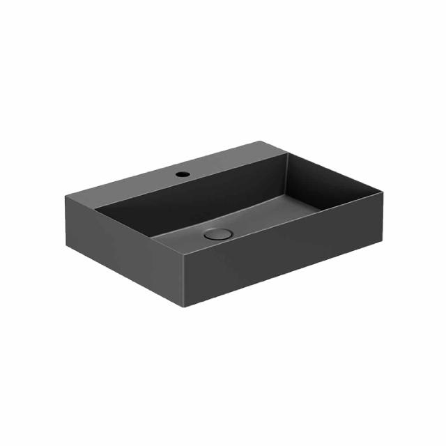 Elegance SQ 61 håndvask m/hanehul, Matsort