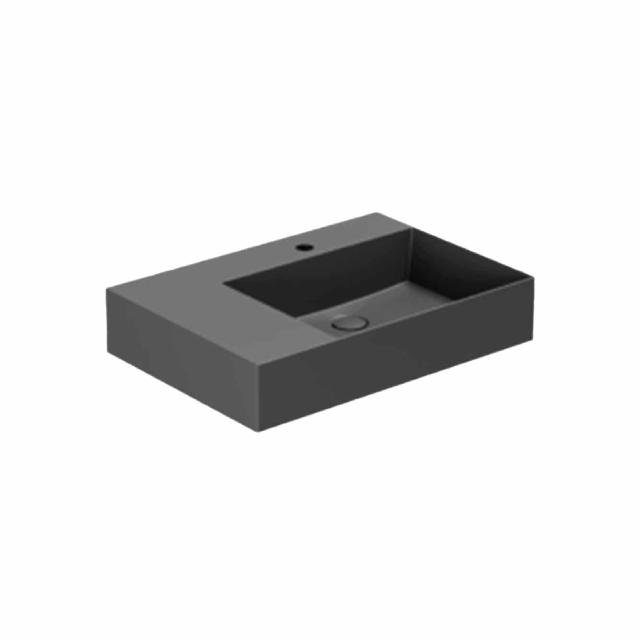 Elegance SQ 65 L håndvask m/hanehul, Matsort