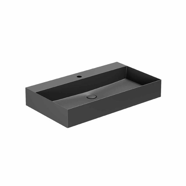 Elegance SQ 81 håndvask m/hanehul, Matsort