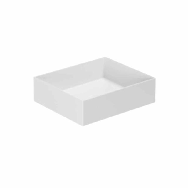 Elegance SQ 45 håndvask u/hanehul, Mathvid