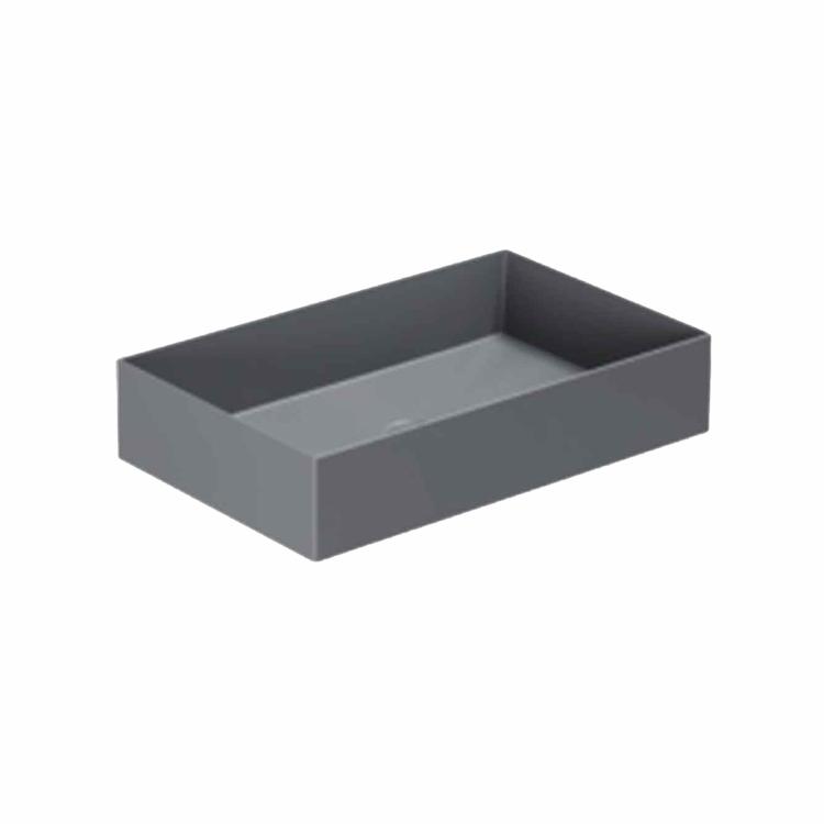 Elegance SQ 60 håndvask u/hanehul, Antracit