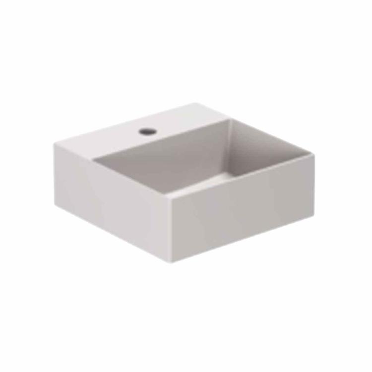 Elegance SQ 35 håndvask m/hanehul, Ash