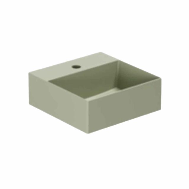 Elegance SQ 35 håndvask m/hanehul, Nature Green