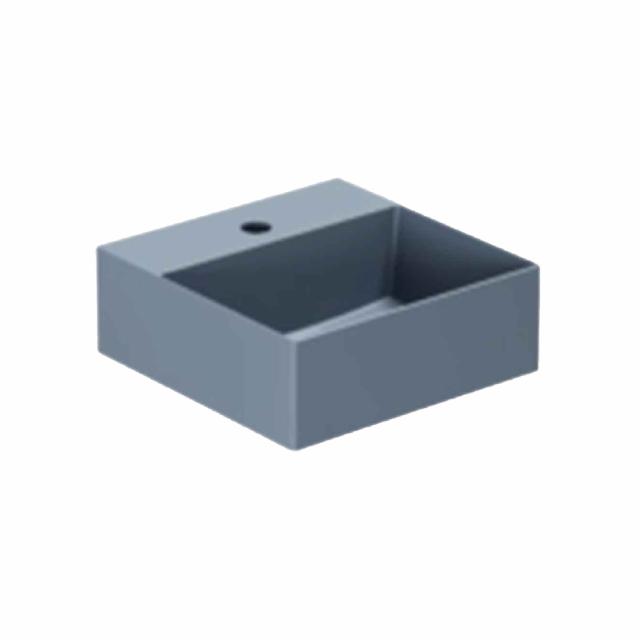 Elegance SQ 35 håndvask m/hanehul, Royal Blue