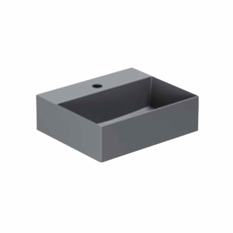 Elegance SQ 42 håndvask m/hanehul, Antracit