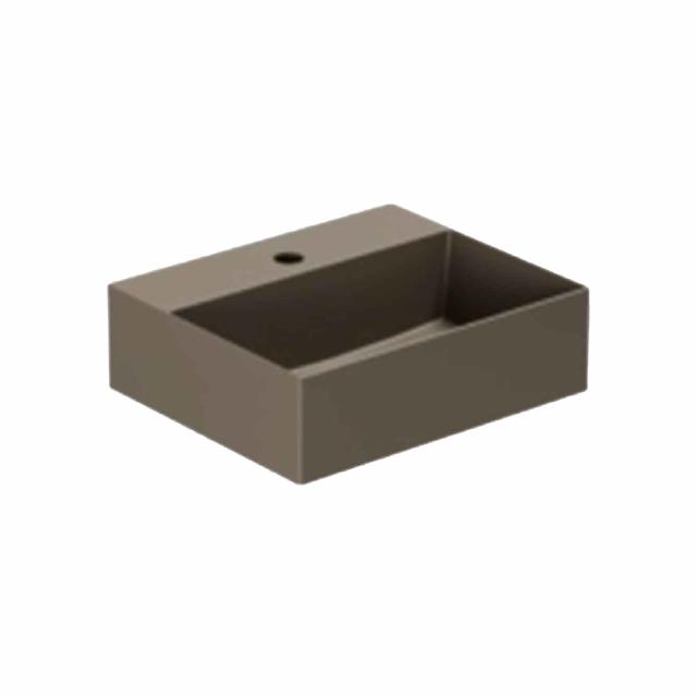 Elegance SQ 42 håndvask m/hanehul, Cocoa