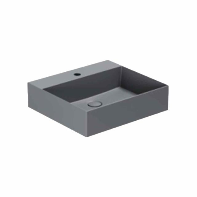 Elegance SQ 50 håndvask m/hanehul, Antracit