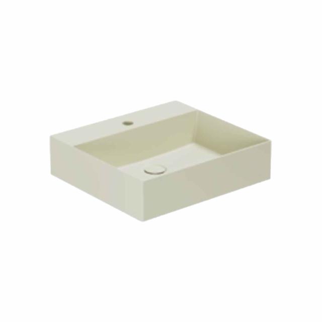 Elegance SQ 50 håndvask m/hanehul, Perlé