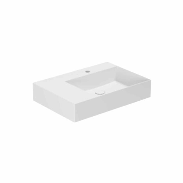 Elegance SQ 65 L håndvask m/hanehul, Mathvid