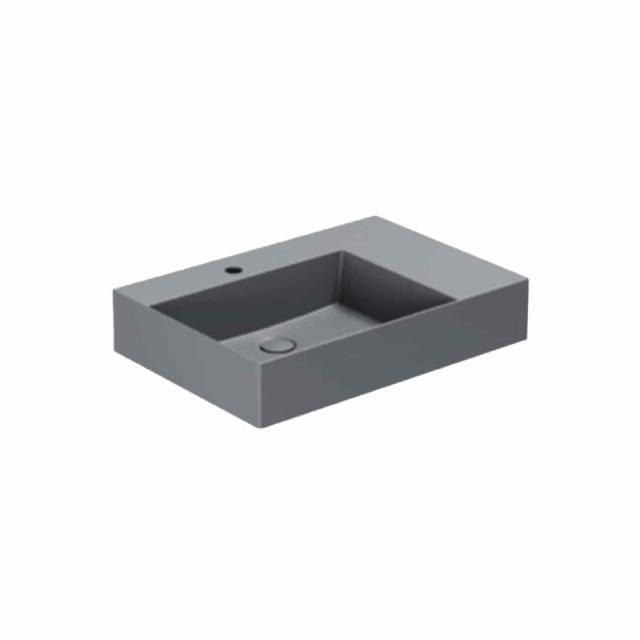 Elegance SQ 65 R håndvask m/hanehul, Antracit