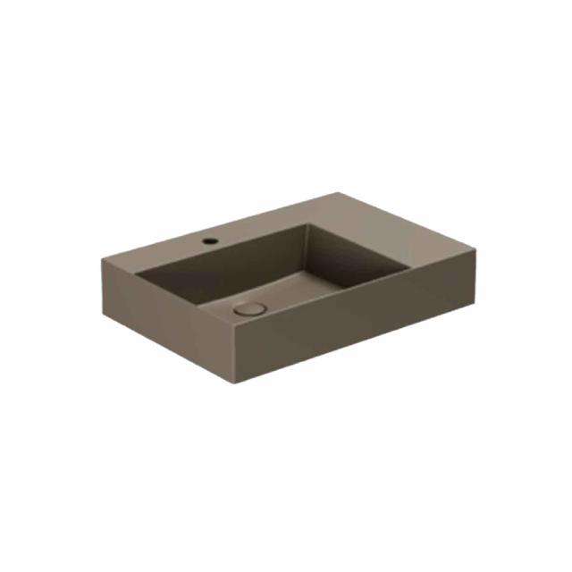 Elegance SQ 65 R håndvask m/hanehul, Cocoa