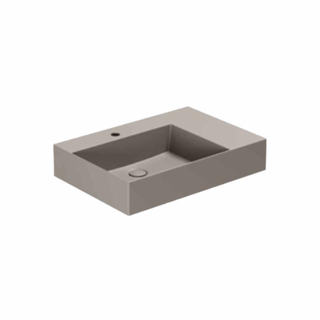 Elegance SQ 65 R håndvask m/hanehul, Taupe