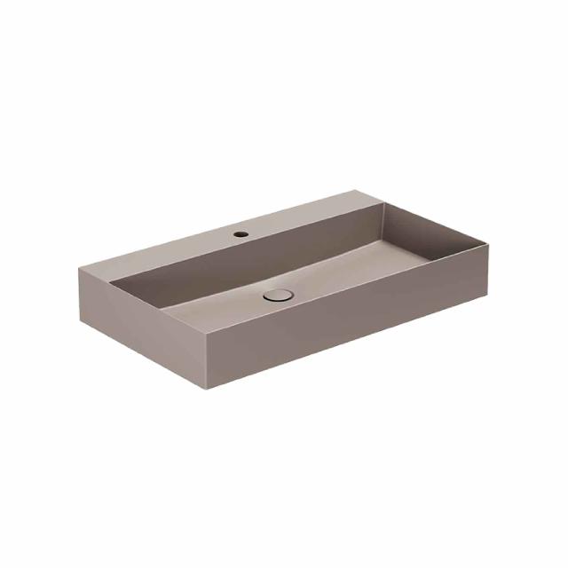 Elegance SQ 81 håndvask m/hanehul, Taupe