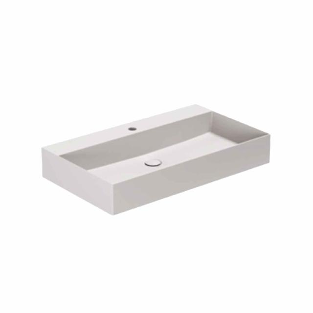 Elegance SQ 80 håndvask m/hanehul, Ash