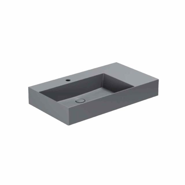 Elegance SQ 81 R håndvask m/hanehul, Antracit