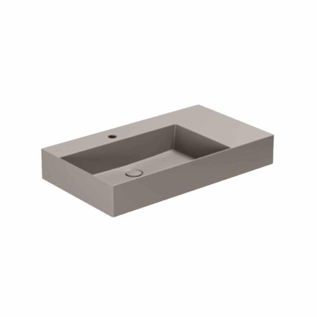 Elegance SQ 81 R håndvask m/hanehul, Taupe