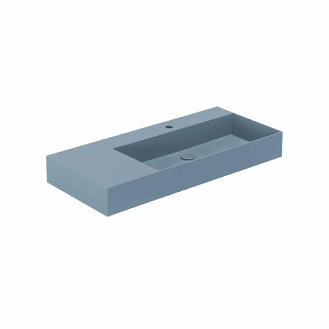 Elegance SQ 102 L håndvask m/hanehul, Royal Blue