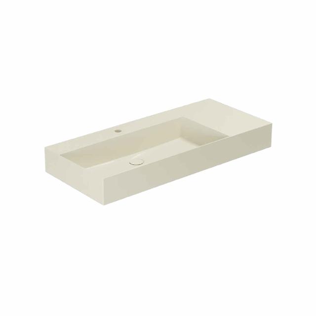 Elegance SQ 102 R håndvask m/hanehul, Perlé