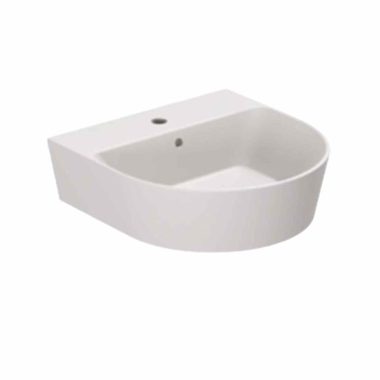 Forma 50 håndvask m/hanehul, Ash