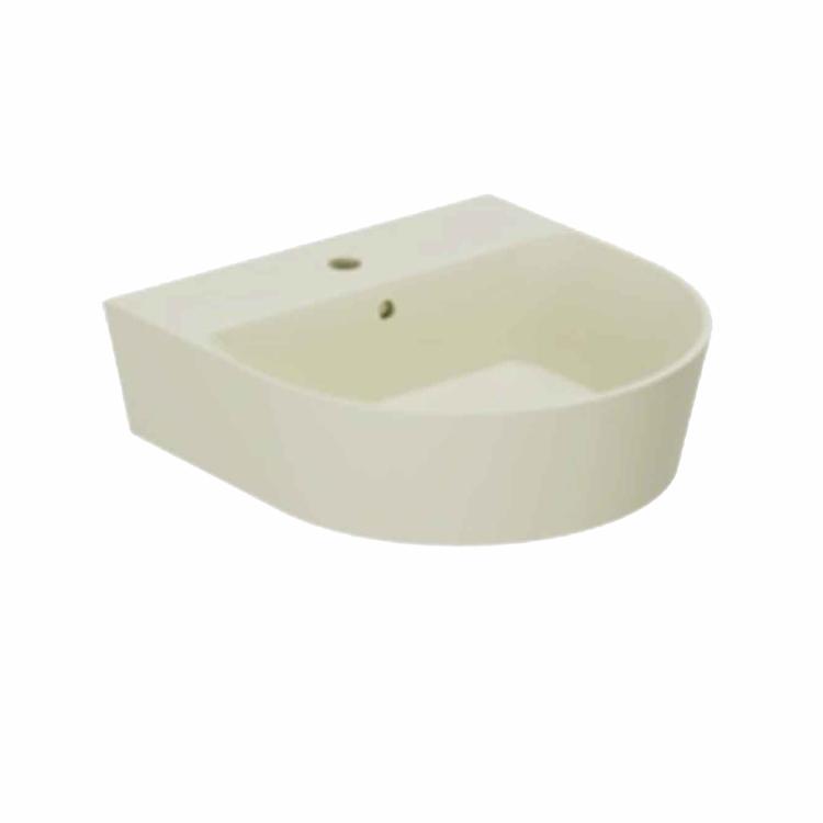 Forma 50 håndvask m/hanehul, Perlé