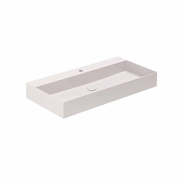 Elegance SQ 102 håndvask m/hanehul, Ash