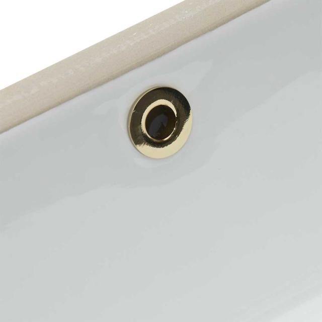 Overløbsring t/håndvask Ø22 mm, Messing