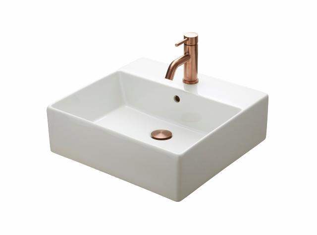 Boxo 1010 Slim porcelænshåndvask, Hvid