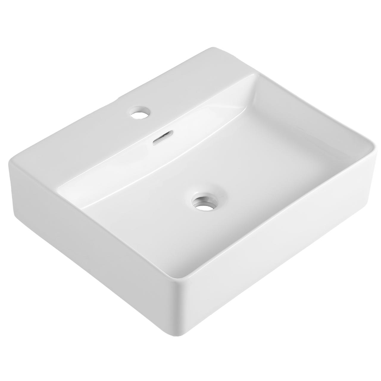 Boxo 500 porcelænshåndvask, Hvid