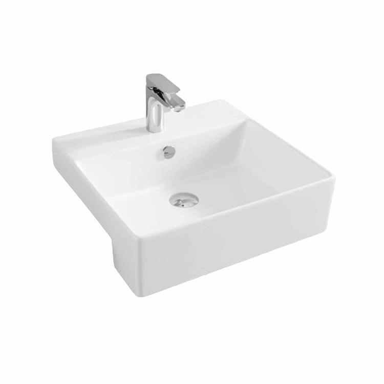 Boxo 1030 Slim porcelænshåndvask, Hvid