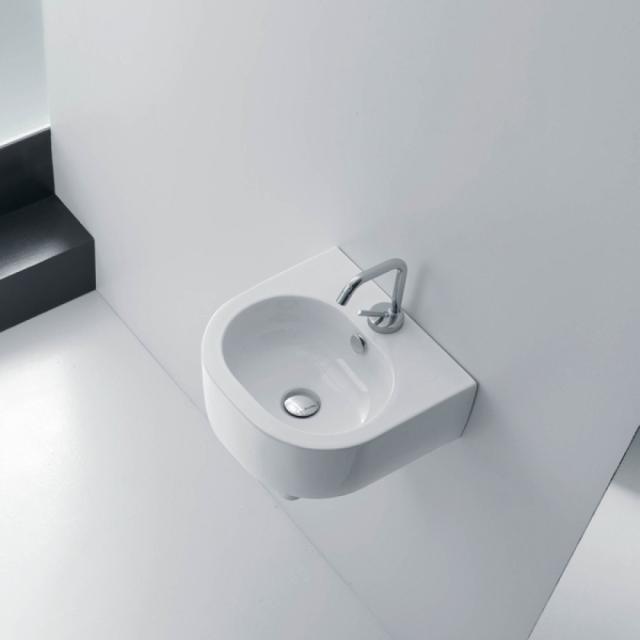 Flo 40 porcelænshåndvask, Hvid