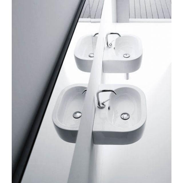 Flo 50 porcelænshåndvask, Hvid