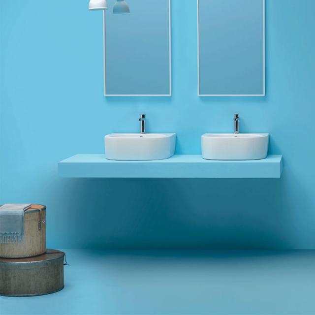 Flo 50 porcelænshåndvask, Hvid